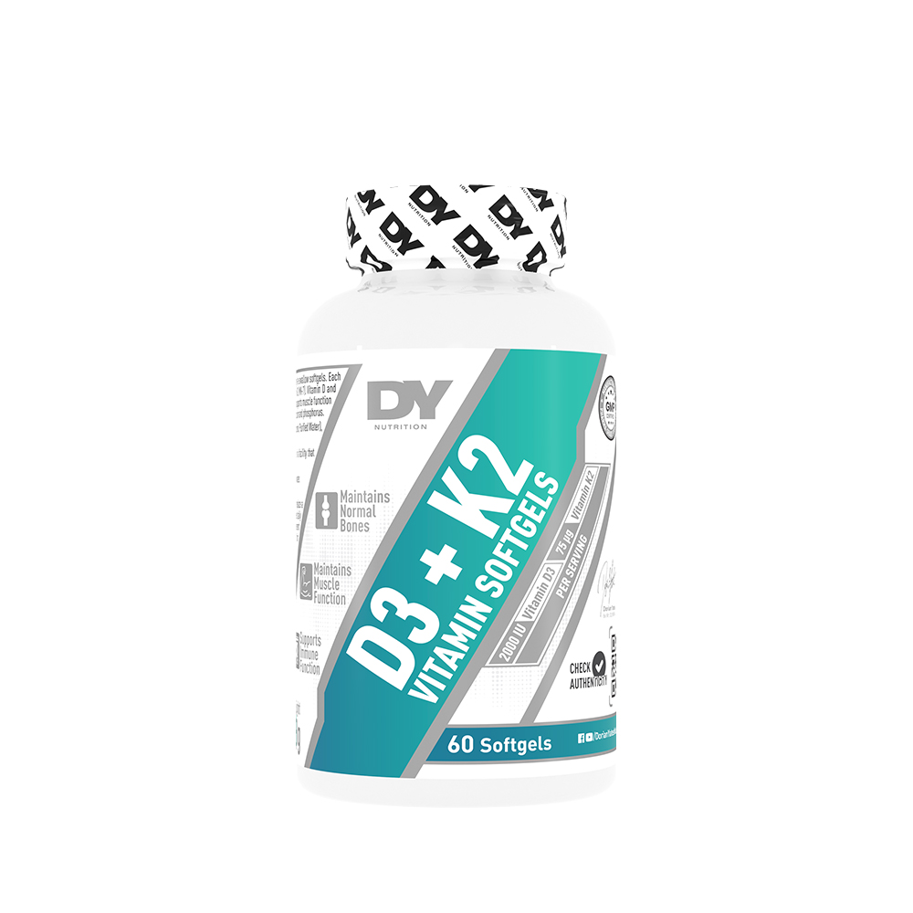 Vitamin D3 + K2 Capsules, 30 / 60 Capsules